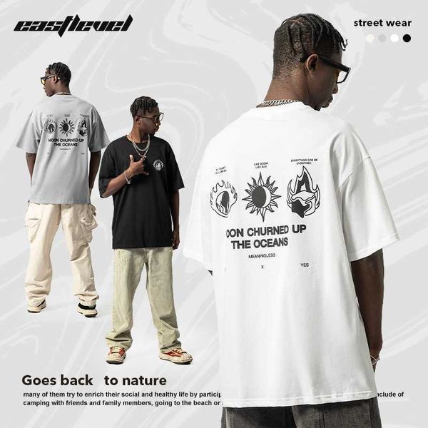 t shirt american street fashion 220g short-sleeved men's white t-shirt loose oversize couple summer casual t-shirt, White;black
t shirt american street fashion 220g short-sleeved men's white t-shirt loose oversize couple summer casual t-shirt, White;black
