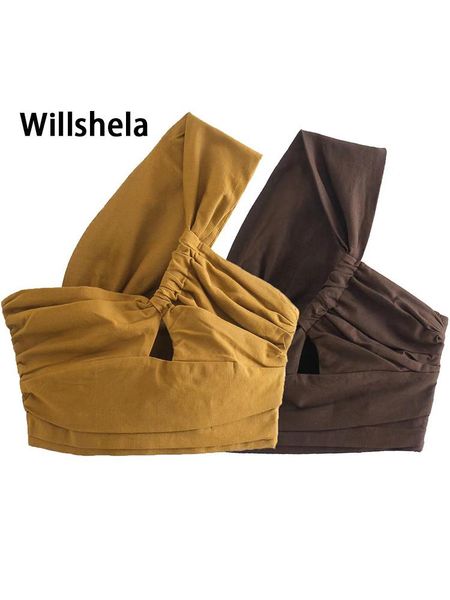 t-shirt willshela women fashion solid hollow out side zipper cropped vintage oneshoulder straps female chic lady crop top, White
t-shirt willshela women fashion solid hollow out side zipper cropped vintage oneshoulder straps female chic lady crop top, White