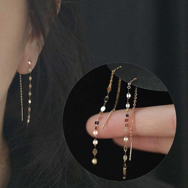charm 2021 new minimalist long tassel threader drop earrings for women gold color chain ear line pendientes girls ear jewelry gifts aa230421, Golden
charm 2021 new minimalist long tassel threader drop earrings for women gold color chain ear line pendientes girls ear jewelry gifts aa230421, Golden