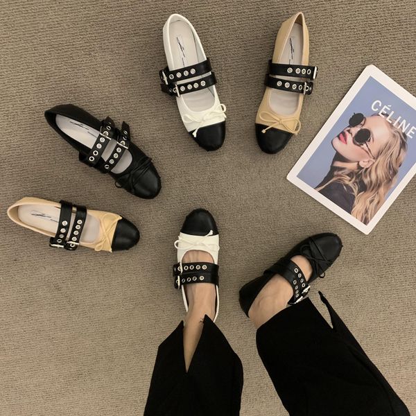 dress shoes classic pu ballet leather straps women round toe bowtie flats elegant valentine 230421, Black
dress shoes classic pu ballet leather straps women round toe bowtie flats elegant valentine 230421, Black