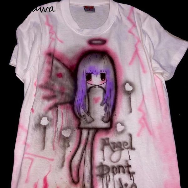 t-shirt harajuku woman tshirts oversized chic tiedye punk tees streetwear bf casual tshirts korean clothes for teens y2k t shirt, White
t-shirt harajuku woman tshirts oversized chic tiedye punk tees streetwear bf casual tshirts korean clothes for teens y2k t shirt, White