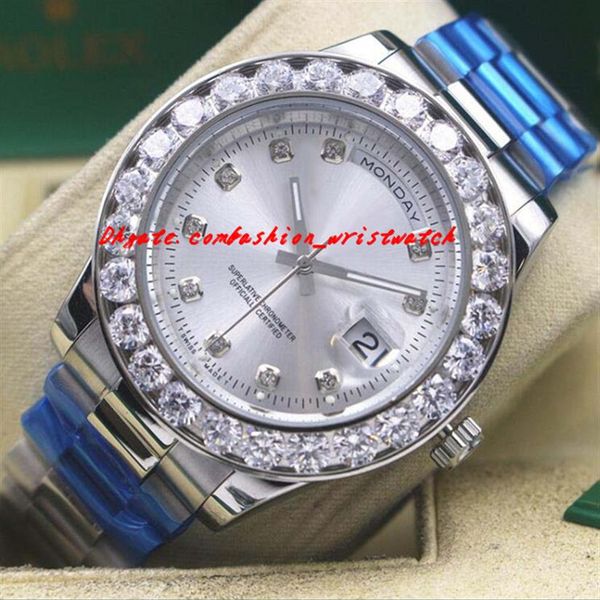 luxury watches mens 18kt white gold bigger diamond automatic movement fashion brand mens watch wristwatch227b, Slivery;brown
luxury watches mens 18kt white gold bigger diamond automatic movement fashion brand mens watch wristwatch227b, Slivery;brown