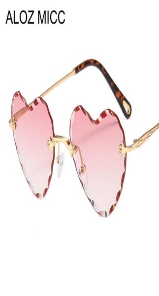aloz micc love heart sunglasses women brand designer rimless metal sun glasses female pink grey gradient oculos uv400 a6403167590, White;black
aloz micc love heart sunglasses women brand designer rimless metal sun glasses female pink grey gradient oculos uv400 a6403167590, White;black