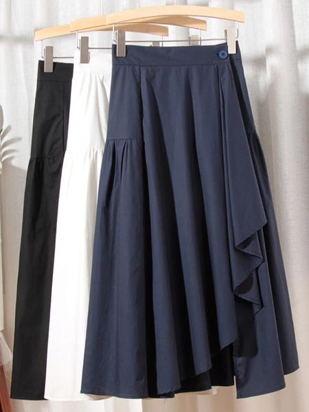 dresses 2022 new autumn women irregular skirts ruffles high waist slim midi skirt large swing pleated cotton skirt faldas saias, White;black
dresses 2022 new autumn women irregular skirts ruffles high waist slim midi skirt large swing pleated cotton skirt faldas saias, White;black