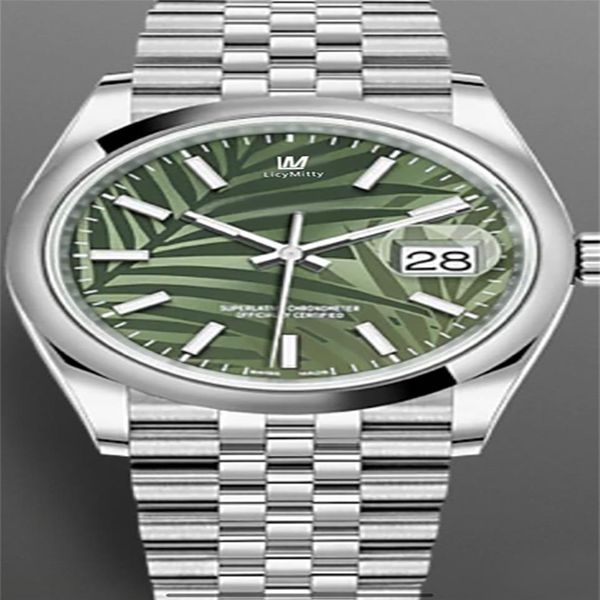2021 womens watches 36mm medium size green leaf dial datejust sapphire crystal stainless steel automatic mechanical wristwatch264c, Slivery;brown
2021 womens watches 36mm medium size green leaf dial datejust sapphire crystal stainless steel automatic mechanical wristwatch264c, Slivery;brown