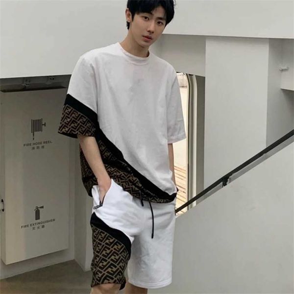 original spring/summer new double old flower splice jacquard short sleeve t-shirt for men and women loose half sleeves, White;black
original spring/summer new double old flower splice jacquard short sleeve t-shirt for men and women loose half sleeves, White;black