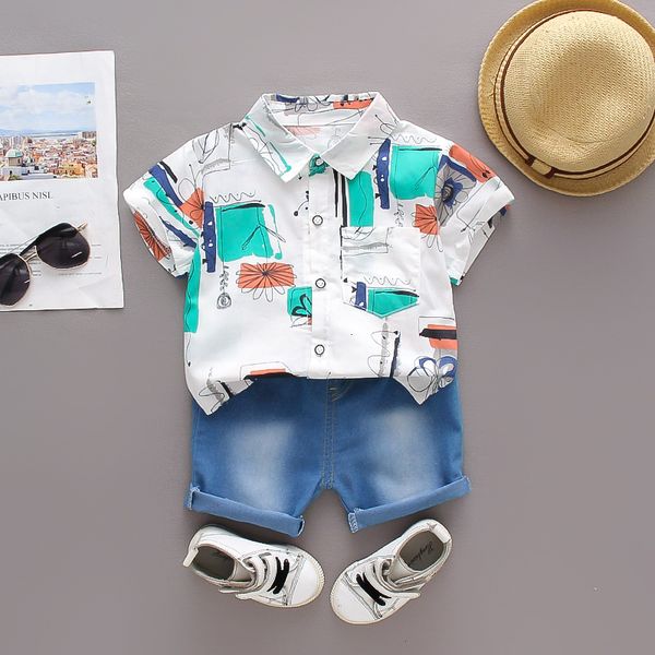 clothing sets baby infant boy clothes suit short sleeve shirt jeans children's clothing set for 1-4 year old baby 230422, White
clothing sets baby infant boy clothes suit short sleeve shirt jeans children's clothing set for 1-4 year old baby 230422, White
