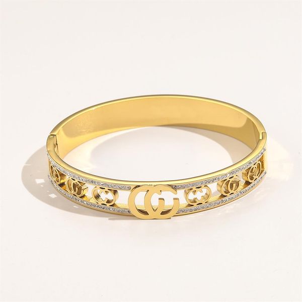 whole classic bracelets women bangle luxury designer bracelet crystal 18k gold plated stainless steel wedding lovers gift jewe225a, Black
whole classic bracelets women bangle luxury designer bracelet crystal 18k gold plated stainless steel wedding lovers gift jewe225a, Black