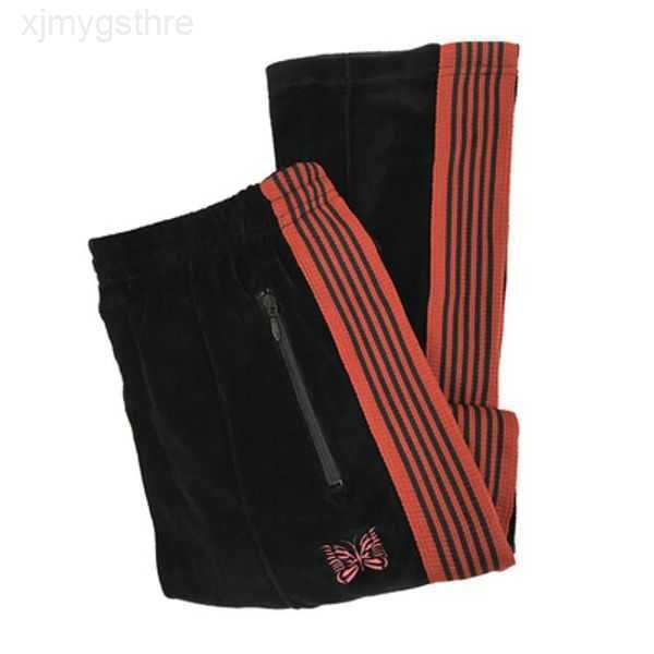 17 colors mens designer pants needles butterfly embroidery velvet side stripes breasted retro casual trousers fashion sweatpants 11l8rf, Black
17 colors mens designer pants needles butterfly embroidery velvet side stripes breasted retro casual trousers fashion sweatpants 11l8rf, Black
