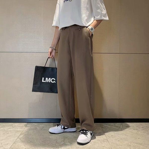 blazers summer wide leg pants men's fashion brown black suit pants men korean loose straight leg dress pants mens trousers s3xl, White;black
blazers summer wide leg pants men's fashion brown black suit pants men korean loose straight leg dress pants mens trousers s3xl, White;black