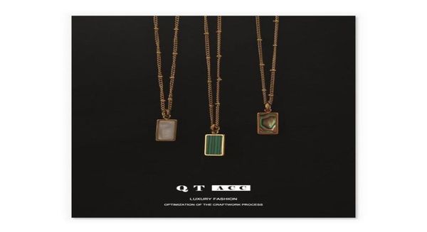 pendant necklaces shell malachite pendants stainless steel plated gold for women designer trendy party jewellery accessories 2021 2841586, Silver
pendant necklaces shell malachite pendants stainless steel plated gold for women designer trendy party jewellery accessories 2021 2841586, Silver