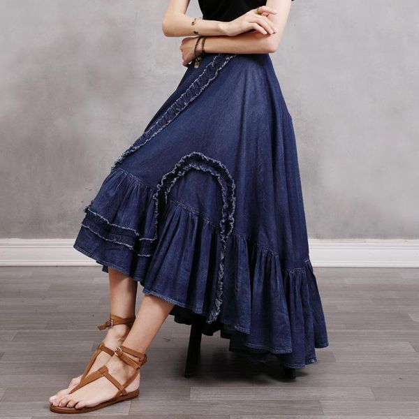 dresses tiyihailey 2022 new fashion long maxi denim jeans women sxl spring autumn elastic high waist high low skirts, White;black
dresses tiyihailey 2022 new fashion long maxi denim jeans women sxl spring autumn elastic high waist high low skirts, White;black