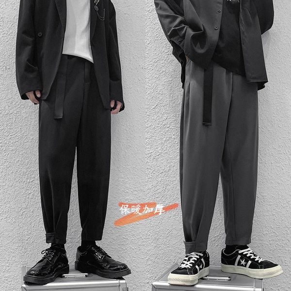 pants hybskr 2022 new high street men suit pants fashion design belt harem oversize trouser male casual elastic waist streetwear pants, Black
pants hybskr 2022 new high street men suit pants fashion design belt harem oversize trouser male casual elastic waist streetwear pants, Black