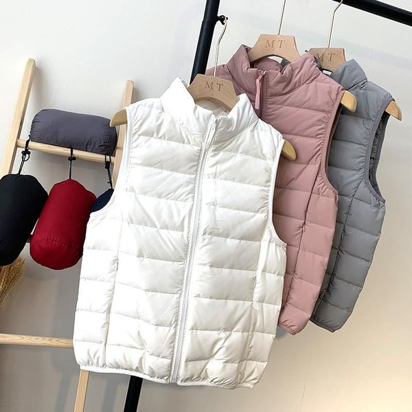 parkas women light white duck down vest new autumn winter warm sleeveless waistcoat parka ladies stand collar down coat short 2192, Black
parkas women light white duck down vest new autumn winter warm sleeveless waistcoat parka ladies stand collar down coat short 2192, Black