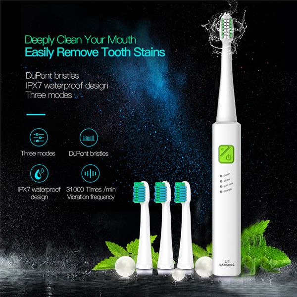 toothbrush electric u1 ultrasonic toothbrush cordless rechargeable waterproof automatic toothbrush head 230421
toothbrush electric u1 ultrasonic toothbrush cordless rechargeable waterproof automatic toothbrush head 230421