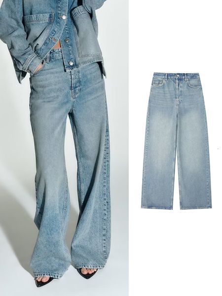 women's jeans blue jean wide leg woman high waist denim trousers spring loose boyfriend for pants 230422
women's jeans blue jean wide leg woman high waist denim trousers spring loose boyfriend for pants 230422