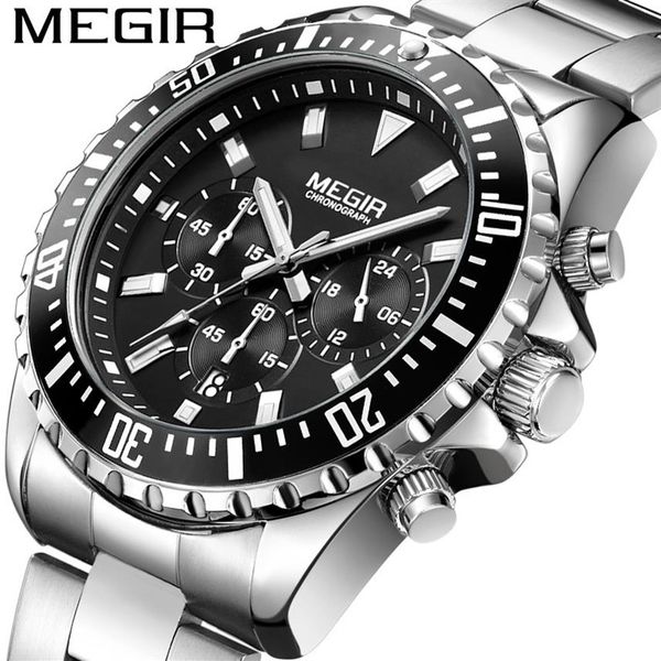 mei gainer megir multi-function watches men's fashion sports business calendar luminous watch quartz watch 2064254o, Slivery;brown
mei gainer megir multi-function watches men's fashion sports business calendar luminous watch quartz watch 2064254o, Slivery;brown