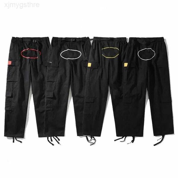 23ss men pants cargo mens streetwear hip hop retro printed casual trousers military multi-pockets straight high street loose overalls couple, Black
23ss men pants cargo mens streetwear hip hop retro printed casual trousers military multi-pockets straight high street loose overalls couple, Black