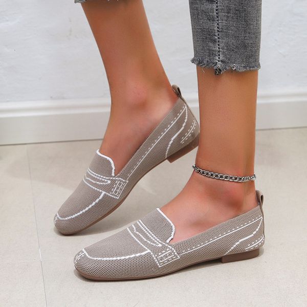 dress shoe's flat shoes spring summer woven soft sole round toe casual loafer for women fashion allmatch slipon 230421, Black
dress shoe's flat shoes spring summer woven soft sole round toe casual loafer for women fashion allmatch slipon 230421, Black