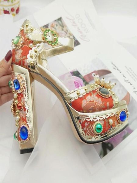 sandals style rhinestone wedding bridal shoes summer sandals platform1737899, Black
sandals style rhinestone wedding bridal shoes summer sandals platform1737899, Black