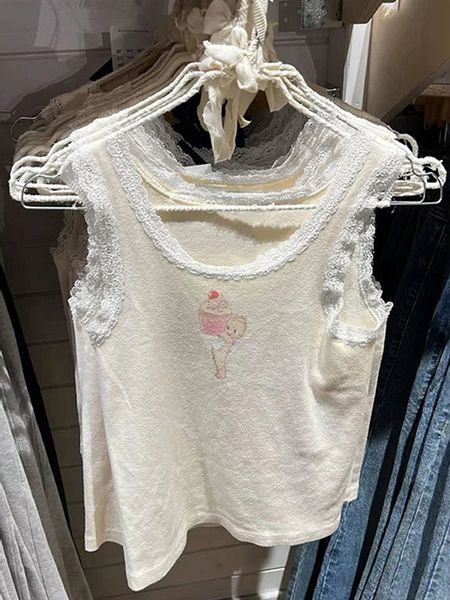 camisoles tanks vintage angel print lace tank sweet cute sleeveless cotton soft short tshirts female summer chic y2k crop 230421, Black;white
camisoles tanks vintage angel print lace tank sweet cute sleeveless cotton soft short tshirts female summer chic y2k crop 230421, Black;white