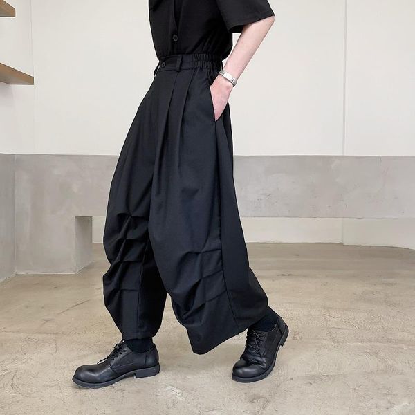 pants new men's pleated japan harajuku streetwear loose casual black wide leg kimono skirts pants menswear ankle length trousers male
pants new men's pleated japan harajuku streetwear loose casual black wide leg kimono skirts pants menswear ankle length trousers male