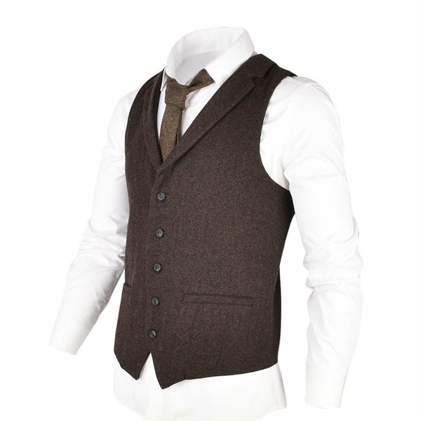 blazers voboom woolen tweed suit vest for men herringbone slim fit premium wool blend singlebreasted waistcoat coffee brown 018, White;black
blazers voboom woolen tweed suit vest for men herringbone slim fit premium wool blend singlebreasted waistcoat coffee brown 018, White;black