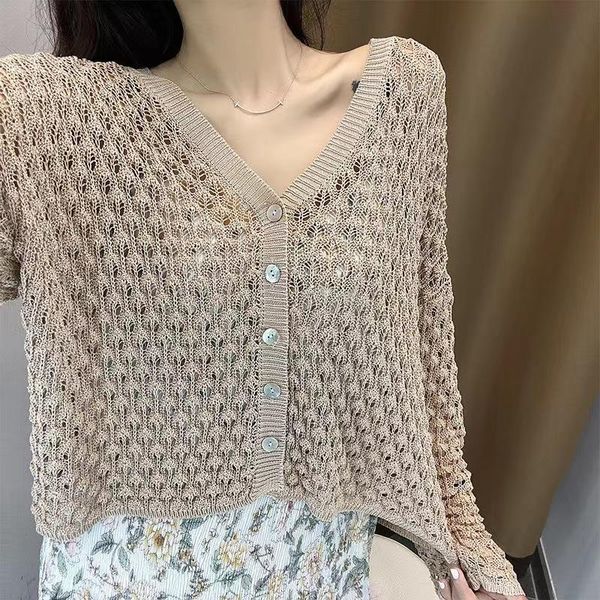 sweaters the new spring and summer 2022 bohemian hook flower small hollowout knitting cardigan joker wear short airconditioning outside, White;black
sweaters the new spring and summer 2022 bohemian hook flower small hollowout knitting cardigan joker wear short airconditioning outside, White;black