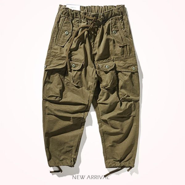 pants thick khaki loose pants tooling pants men's straight drawstring bundle pants joker multipocket casual pants, Black
pants thick khaki loose pants tooling pants men's straight drawstring bundle pants joker multipocket casual pants, Black