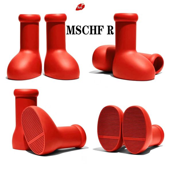 2023 mschf men women rain boots designers big red boot thick bottom non-slip booties rubber platform bootie fashion astro boy size 35-46 eql, Black
2023 mschf men women rain boots designers big red boot thick bottom non-slip booties rubber platform bootie fashion astro boy size 35-46 eql, Black