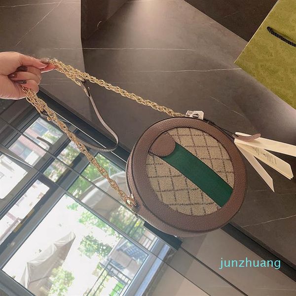 designer- women chain luxury evening crossbody bags ladies splicing handbag leather round retro fashion female should282d
designer- women chain luxury evening crossbody bags ladies splicing handbag leather round retro fashion female should282d