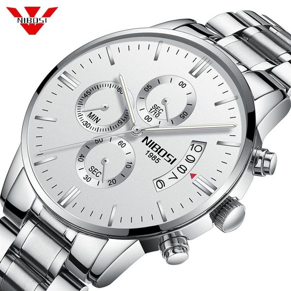 relogio nibosi luxury famous brand men sliver white wristwatch waterproof clock quartz watch for men relogio masculino2871, Slivery;brown
relogio nibosi luxury famous brand men sliver white wristwatch waterproof clock quartz watch for men relogio masculino2871, Slivery;brown