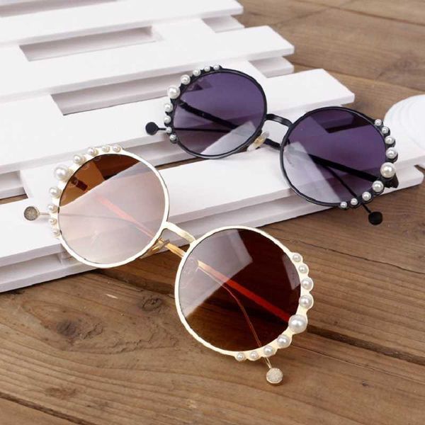 other fashion accessories kids round metal children pearl sunglasses girl boy cute eyewear fashion sun glasses shade uv400 j230422, Silver
other fashion accessories kids round metal children pearl sunglasses girl boy cute eyewear fashion sun glasses shade uv400 j230422, Silver