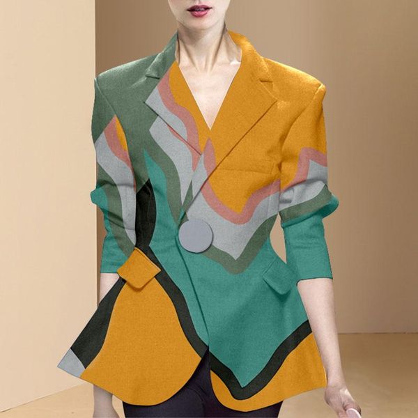 pants fashion print slim waist suit jacket women spring long sleeve turndown collar single button blazer office ladies work wear, White
pants fashion print slim waist suit jacket women spring long sleeve turndown collar single button blazer office ladies work wear, White