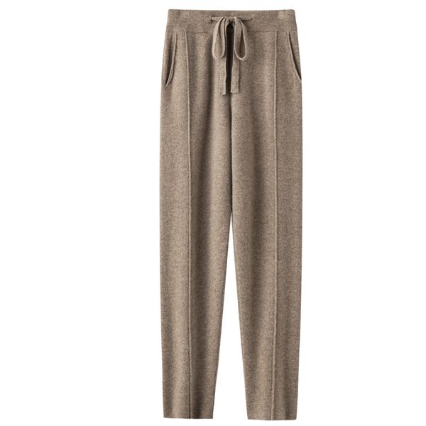 women's pants capris attyyws ladies autumn and winter 100% cashmere wool pencil pants loose all-match wool knit casual long women penci, Black;white
women's pants capris attyyws ladies autumn and winter 100% cashmere wool pencil pants loose all-match wool knit casual long women penci, Black;white