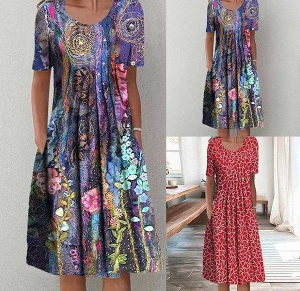 fashion spring dress and summer plain casual printed short sleeves round neck, Black;gray
fashion spring dress and summer plain casual printed short sleeves round neck, Black;gray