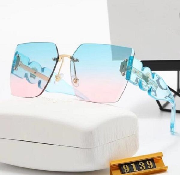 fashion sunglasses for man woman designer goggle beach sun glasses no frame luxury design uv400 with box, White;black
fashion sunglasses for man woman designer goggle beach sun glasses no frame luxury design uv400 with box, White;black