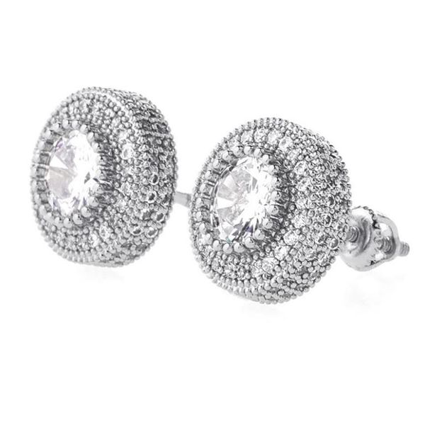 luxury designer men stud earrings hip hop jewelry fashion women round ear ring mens diamond earings iced out stud earing bling rap3000, Golden;silver
luxury designer men stud earrings hip hop jewelry fashion women round ear ring mens diamond earings iced out stud earing bling rap3000, Golden;silver