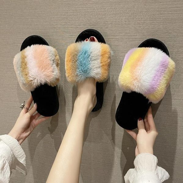 fashion winter women slippers fluffy plush designer warm slipper nonslip autumn scuffs uality multicolor slide for ladies8530888, Black
fashion winter women slippers fluffy plush designer warm slipper nonslip autumn scuffs uality multicolor slide for ladies8530888, Black