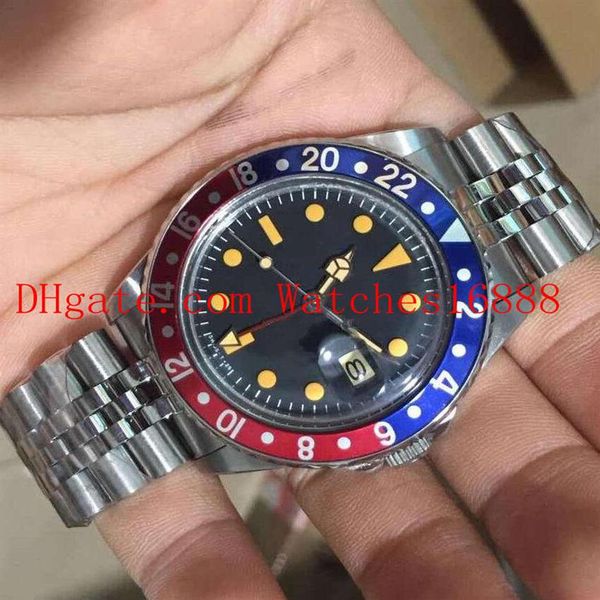 1675 vintage black dial 40mm mens watches asia 2813 movement automatic men's casual wrist watches2457, Slivery;brown
1675 vintage black dial 40mm mens watches asia 2813 movement automatic men's casual wrist watches2457, Slivery;brown