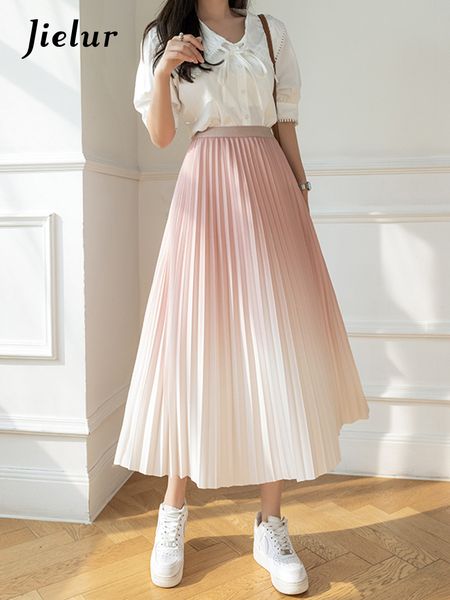 skirts jielur gradient color skirt for women korean version high waist thin drape pleated skirt elegant medium length a-line skirt 230422, Black
skirts jielur gradient color skirt for women korean version high waist thin drape pleated skirt elegant medium length a-line skirt 230422, Black