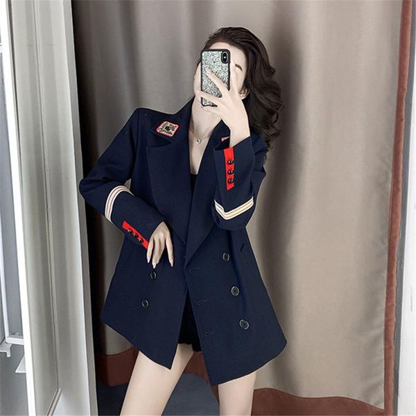 pants 2022 new fashion spring autumn women fashion temperament doublebreasted long sleeve ladies office loose elegant casual blazer, White
pants 2022 new fashion spring autumn women fashion temperament doublebreasted long sleeve ladies office loose elegant casual blazer, White