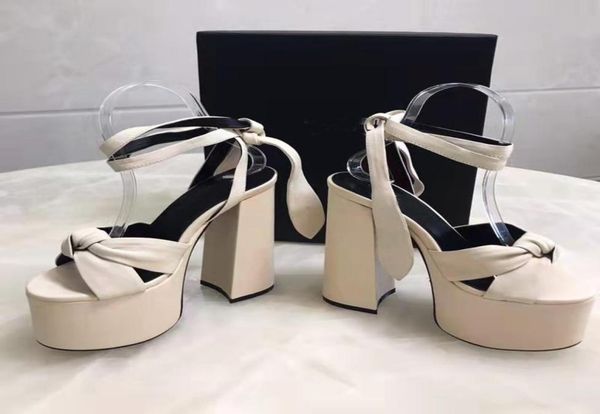 new season paris shoes tie strap 130mm platform sandals knot chunky high heel1500212, Black
new season paris shoes tie strap 130mm platform sandals knot chunky high heel1500212, Black