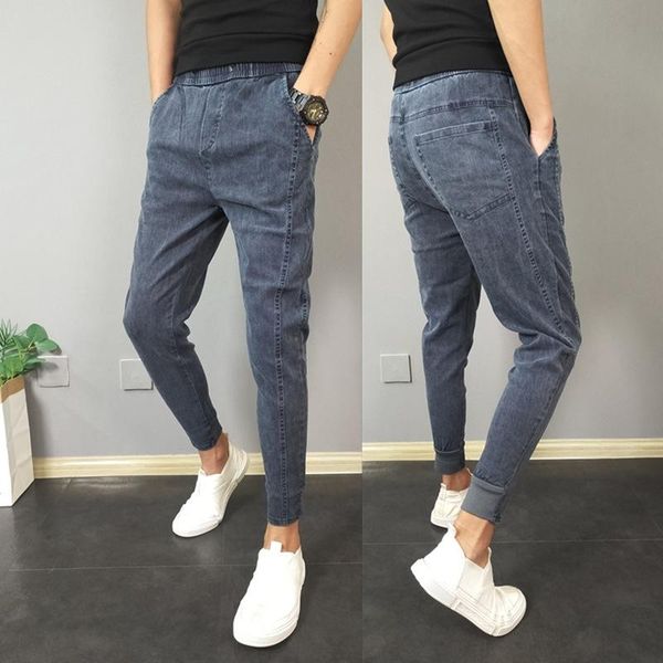 pants summer 2022 fashion solid color slimfit men's jeans youth fashion pants small feet allmatch jeans elastic waist denim pants, Black
pants summer 2022 fashion solid color slimfit men's jeans youth fashion pants small feet allmatch jeans elastic waist denim pants, Black