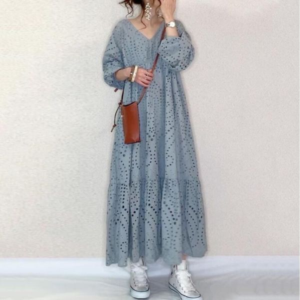 dresses summer japanese style sweet mori girl loosen solid dress elegant and fairy dress 2023 new hollow lace dress dw465, Black;gray
dresses summer japanese style sweet mori girl loosen solid dress elegant and fairy dress 2023 new hollow lace dress dw465, Black;gray