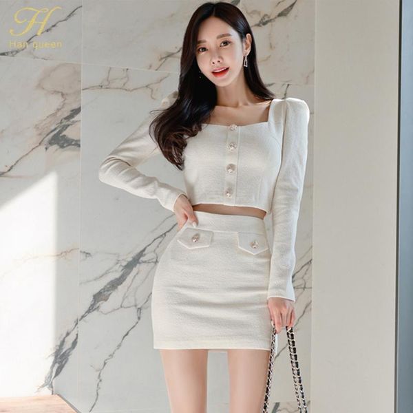 pants h han queen new spring korean 2 pieces set women's white crop + bodycon pencil skirts casual simple office lady skirt suit
pants h han queen new spring korean 2 pieces set women's white crop + bodycon pencil skirts casual simple office lady skirt suit