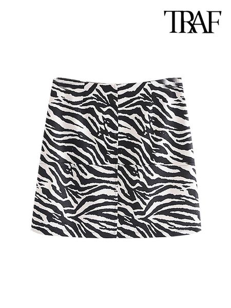 capris traf women chic fashion zebra print mini skirt vintage high waist side zipper animal pattern female skirts mujer, Black;white
capris traf women chic fashion zebra print mini skirt vintage high waist side zipper animal pattern female skirts mujer, Black;white