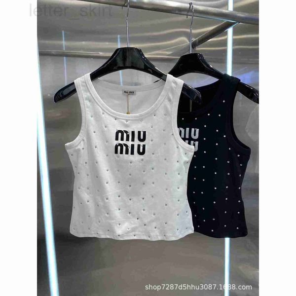 women's tanks & camis designer 23 spring/summer new niche design trendy brand letter diamond flocked vest simple casual and fashionable, White
women's tanks & camis designer 23 spring/summer new niche design trendy brand letter diamond flocked vest simple casual and fashionable, White
