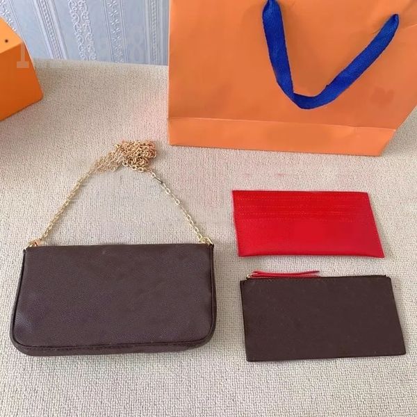 multi felicie designer bags chain women shoulder bag luxury flap card holder small wallet black white messenger 3pcs leather crossbody bags
multi felicie designer bags chain women shoulder bag luxury flap card holder small wallet black white messenger 3pcs leather crossbody bags