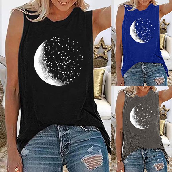 women's t-shirt seeyoushy moon print funny t-shirt sleeveless vintage summer tee femme harajuku for clothes 230422, White
women's t-shirt seeyoushy moon print funny t-shirt sleeveless vintage summer tee femme harajuku for clothes 230422, White